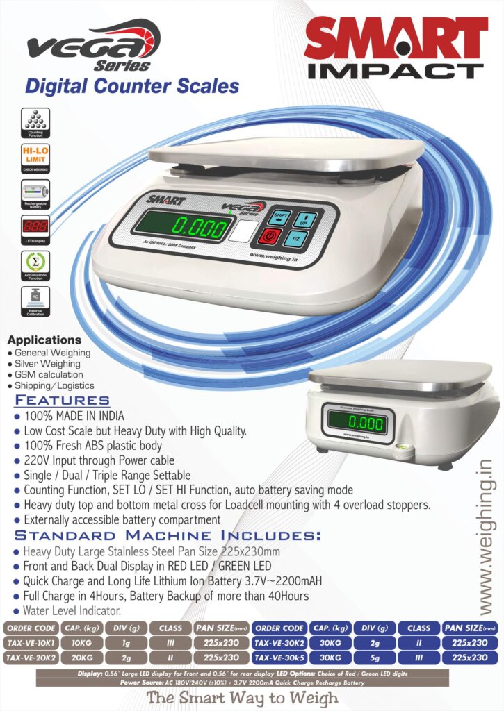 Vega Waterproof Digital Scale